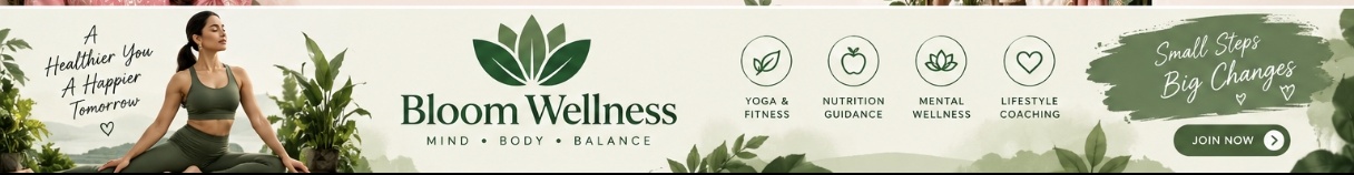Bloom Wellness banner sample