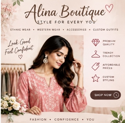 Alina Boutique poster sample