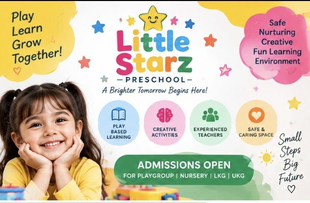 Little Starz Preschool poster sample